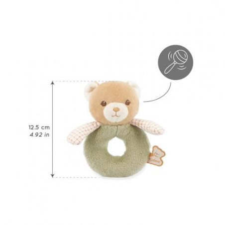 MON DOUX HOCHET OURS VERT