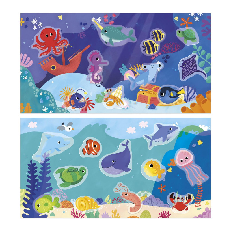 18 MOIS - STICKERS EPAIS REPOSITIONNABLES LA MER
