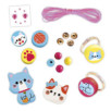 4 BIJOUX EN BOIS A CREER - PETITS CHATS