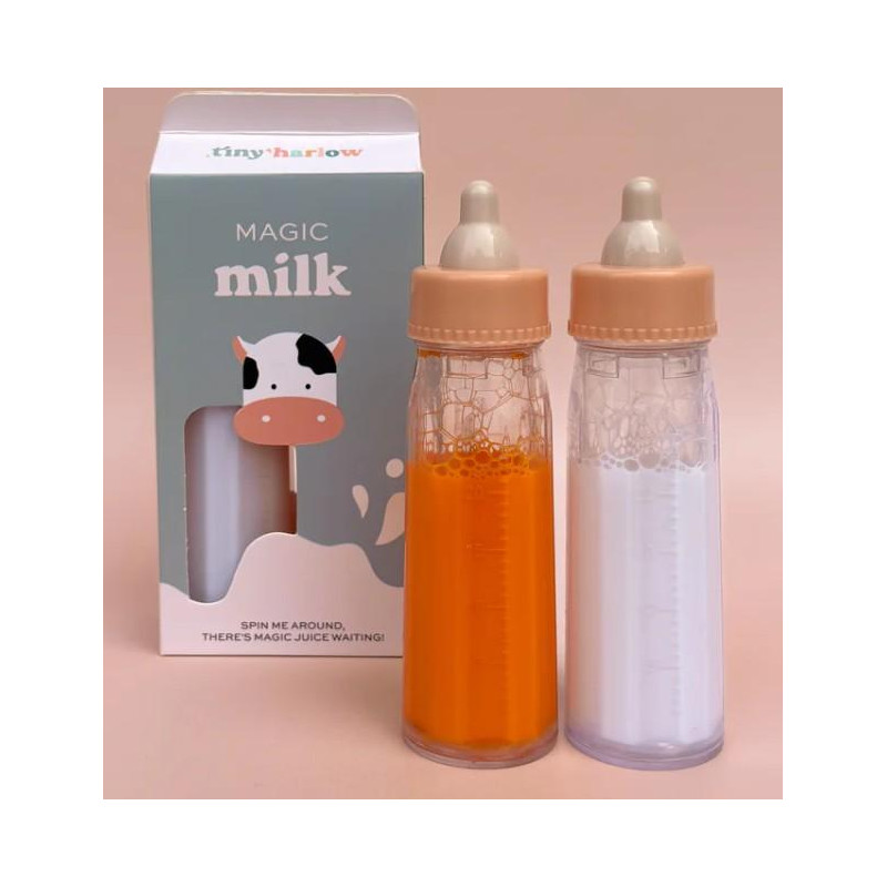 Duo de Biberons Magiques - Lait & Jus de fruit