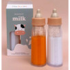 Duo de Biberons Magiques - Lait & Jus de fruit