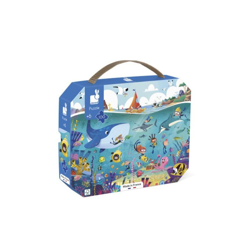 PUZZLE LES FONDS MARINS - 100 PCS
