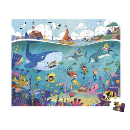 PUZZLE LES FONDS MARINS - 100 PCS