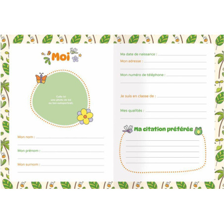 MON CARNET SECRET - PORTE CLE TIGRE