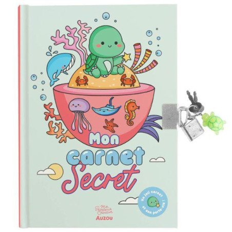 MON CARNET SECRET - PORTE CLE TORTUE