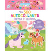 500 AUTOCOLLANTS CHEVAUX ET LI