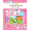 500 AUTOCOLLANTS CHEVAUX ET LI