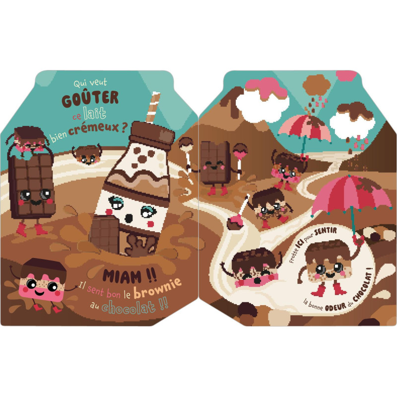 MON LIVRE QUI SENT BON - LAIT FRAISE