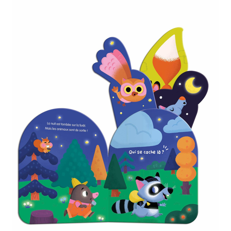 MON COUCOU SONORE - QUI SE CACHE DANS LA NUIT ? AVEC DU VERNIS PHOSPHORESCENT !