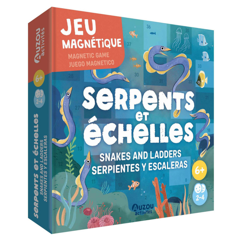 JEU MAGNÉTIQUE - SERPENTS ET ÉCHELLES