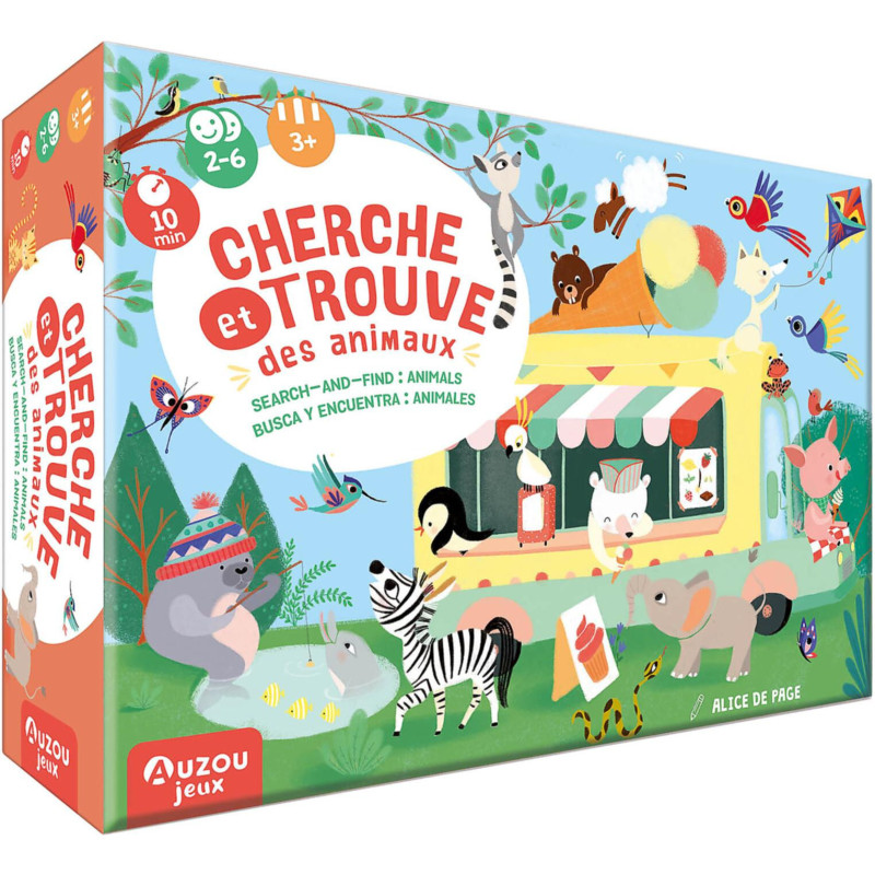 P'TIT JEU - CHERCHE ET TROUVE - LES ANIMAUX
