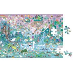 PUZZLE CHERCHE ET TROUVE - LICORNES
