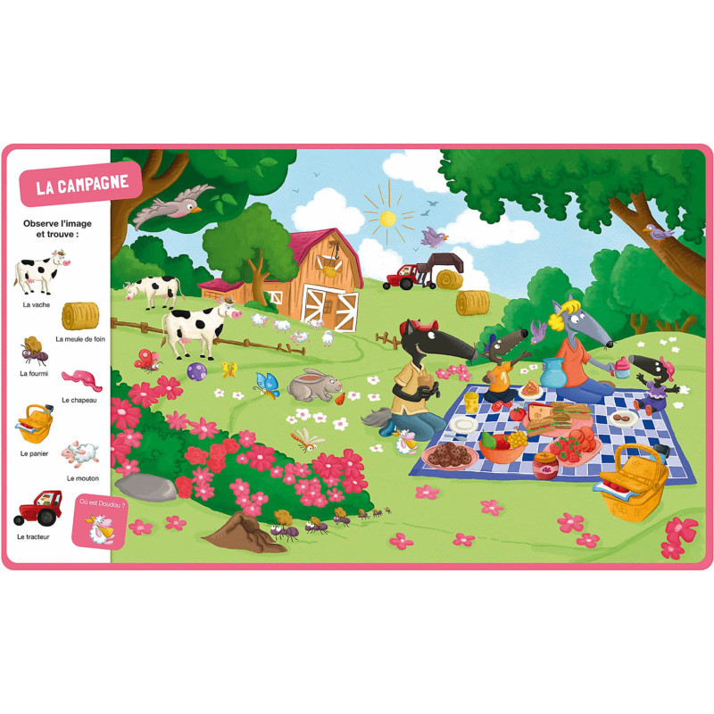 CHERCHE ET TROUVE DES TOUT-PETITS - P'TIT LOUP - VIVE LA NATURE !