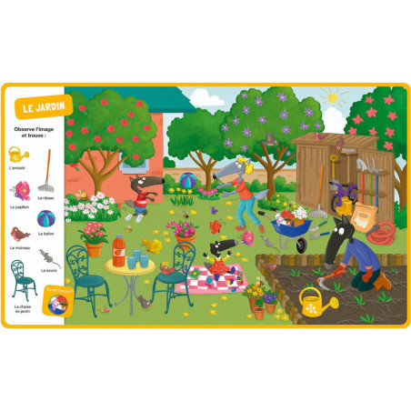 CHERCHE ET TROUVE DES TOUT-PETITS - P'TIT LOUP - VIVE LA NATURE !