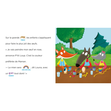 JE LIS AVEC TOI - P'TIT LOUP ET LA CHASSE AUX OEUFS DE PÂQUES