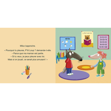 P'TIT LOUP NE VEUT PAS ALLER À L'ÉCOLE