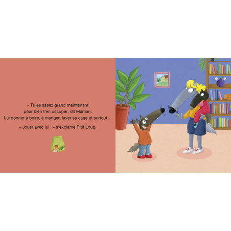 P'TIT LOUP A UN ANIMAL DE COMPAGNIE