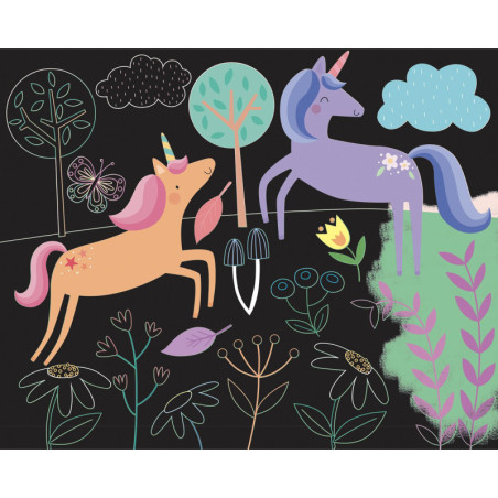 MA POCHETTE D'ARTISTE - MES CARTES À GRATTER LICORNES