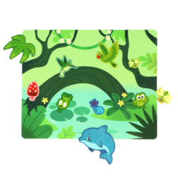 MA POCHETTE D'ARTISTE - MES PREMIERS AUTOCOLLANTS EN RELIEF - LES COULEURS