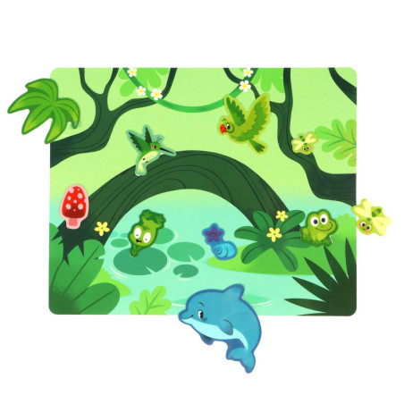 MA POCHETTE D'ARTISTE - MES PREMIERS AUTOCOLLANTS EN RELIEF - LES COULEURS