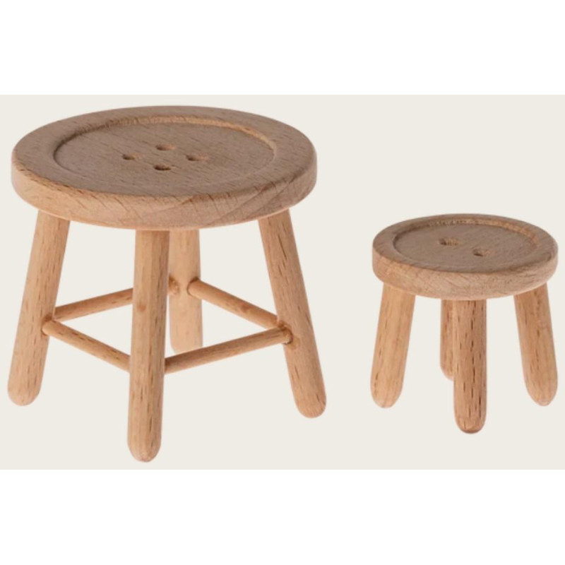 Ensemble table et tabouret, Souris