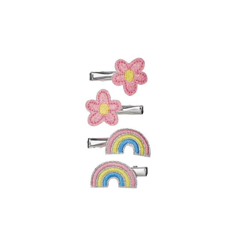 Pince à cheveux Mayra fleur arc-en-ciel