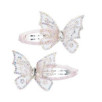 Pinces à cheveux Joy papillon pailleté