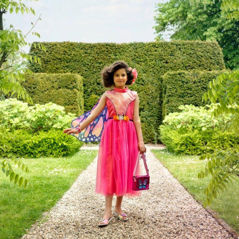 Papillon robe + ailes, 5-7 ans, 110-122 cm