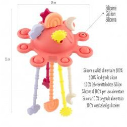 JOUET D'ÉVEIL LUNE ROUGE BRIQUE