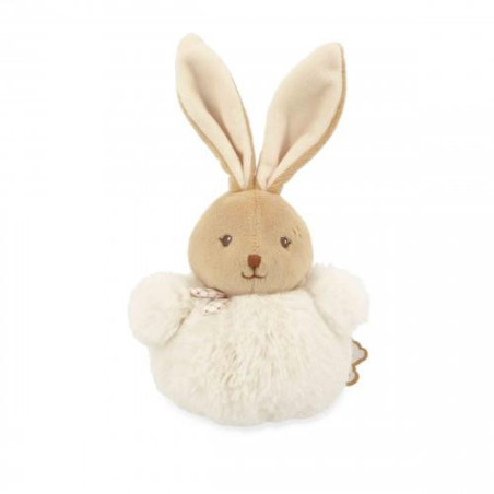 Pompon lapin Crème - 10 cm