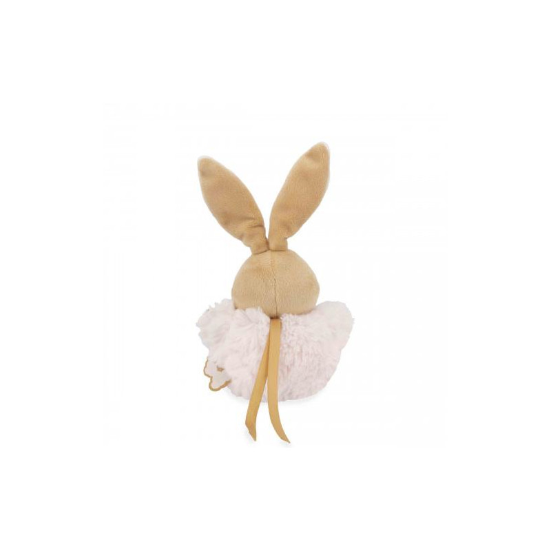 Pompon lapin Rose - 10 cm