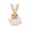 Pompon lapin Rose - 10 cm