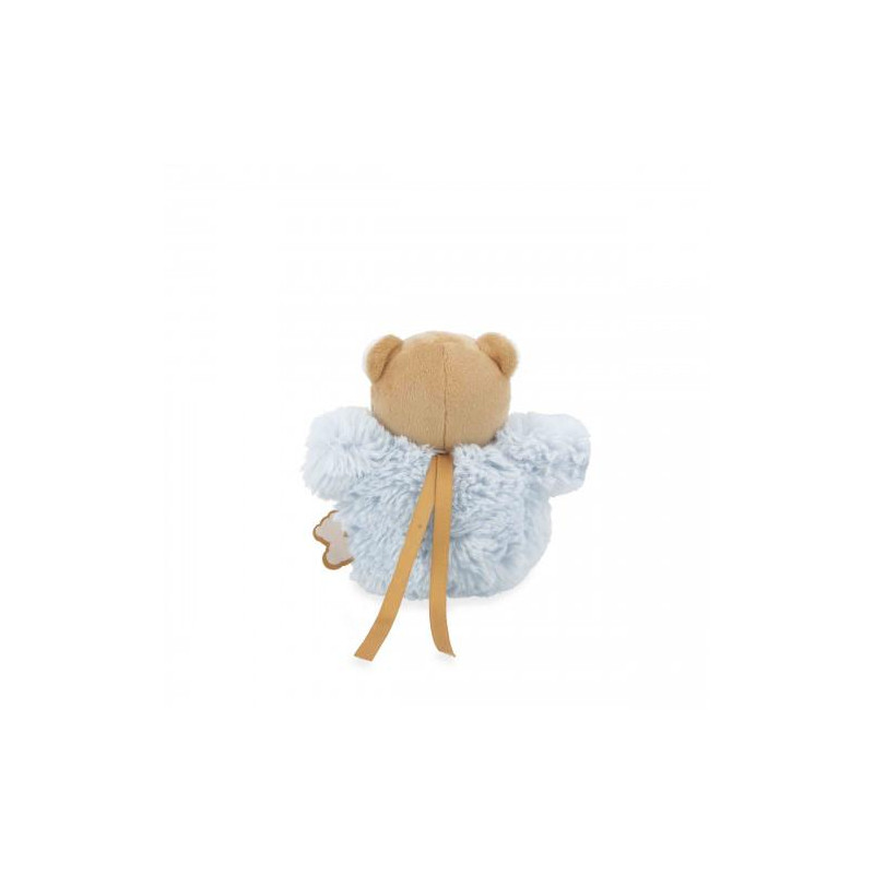Pompon ours Bleu - 10 cm