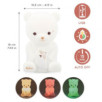 MA VEILLEUSE SOUPLE LED OURS 18CM