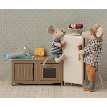 Réfrigérateur, Souris - Blanc Off white