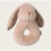 Coffret hochet lapin - Rose poudre