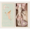 Souris Fée des dents, Petite sœur, dans sa boîte assortie