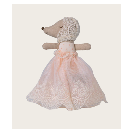 Bébé souris en robe - Poudre