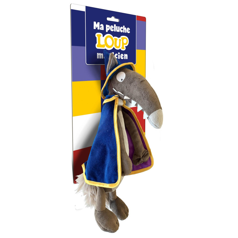 MA PELUCHE DE LOUP MAGICIEN