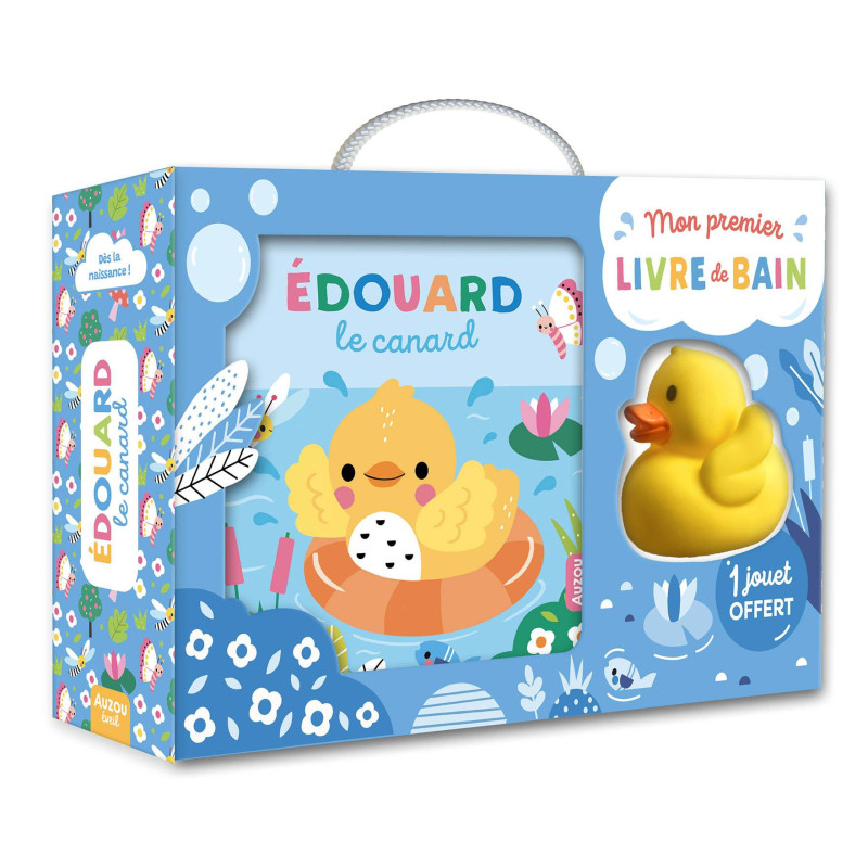 EDOUARD LE CANARD - MON PREMIER LIVRE DE BAIN - VALISETTE