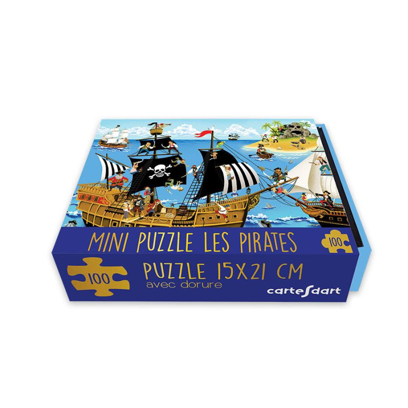 BOÎTE MINI PUZZLE BATEAU DE PIRATES