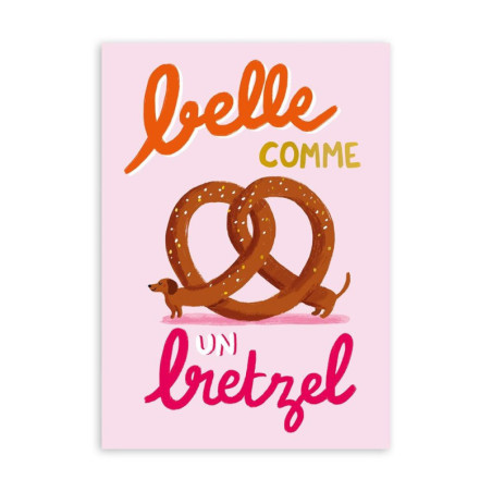 CAHIER A5 BELLE COMME UN BRETZEL