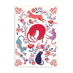 CAHIER A5 CHATS FOLK