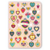 CARNET SOUPLE A6 EX VOTO COEURS