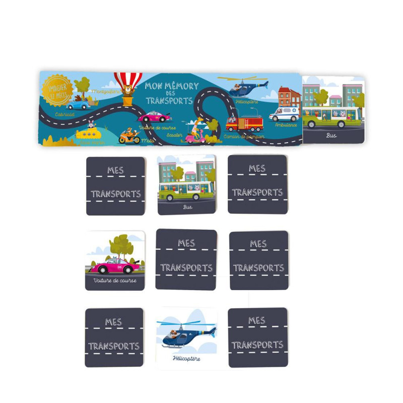 JEU MON MEMORY TRANSPORT