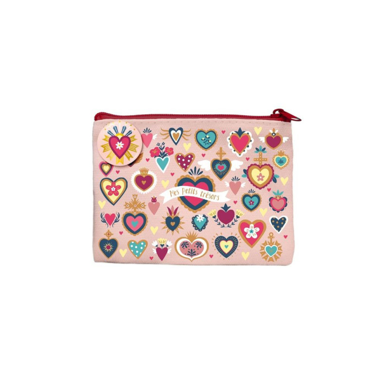 MINI-POCHETTE EX VOTO COEURS