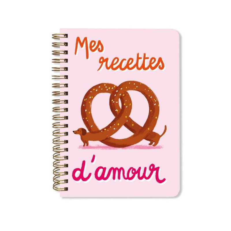 CARNET THEMATHIQUE MES RECETTES D'AMOUR