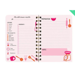 CARNET THEMATHIQUE MES RECETTES D'AMOUR