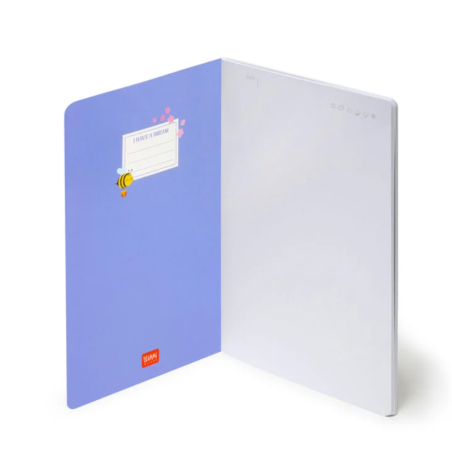 Cahier Page Blanche A5 à Couverture Rigide Illustrée - Bee