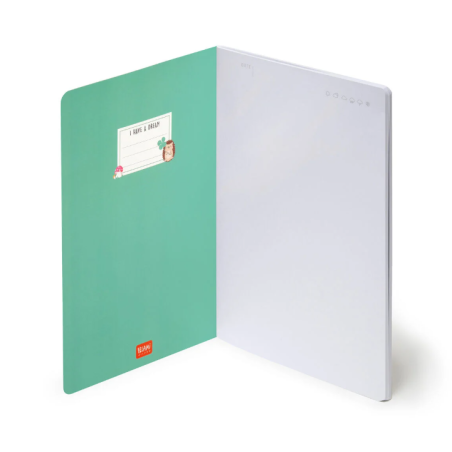 Cahier Page Blanche A5 à Couverture Rigide Illustrée - Hedgehog